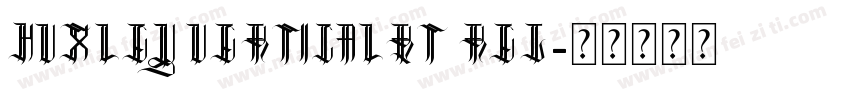 HuxleyverticalBT Reg字体转换
